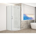 TRINITY CHROME čtvrtkruhový sprchový kout 900x900mm, matné sklo, pravé