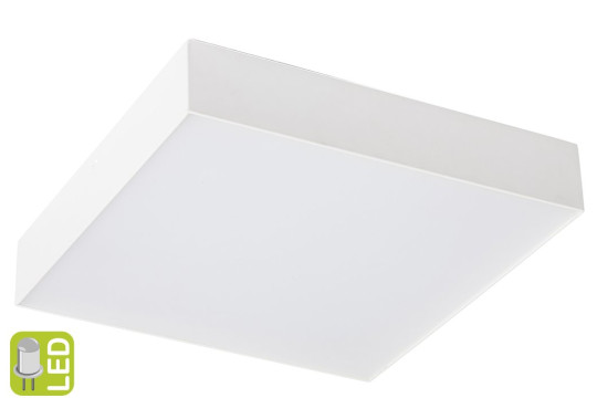 RISA stropní svítidlo LED 30W, 300x55x300mm, 230V, bílá