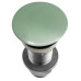 Umyvadlová výpust 5/4“, click-clack, betonová zátka, 10-80mm, zelená pololesk