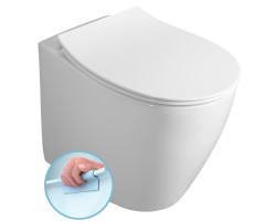 SENTIMENTI stojící WC Rimless, 36x52 cm, bílá  (SmartFixPlus)