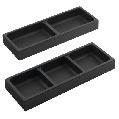 LINDO boční organizér, sada 2ks, 114x36x323mm, plast, antracit