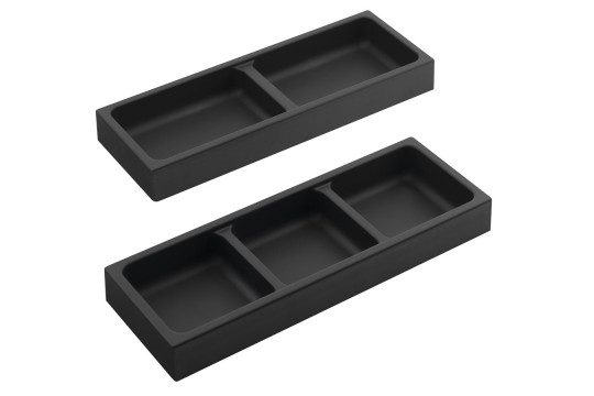 LINDO boční organizér, sada 2ks, 114x36x323mm, plast, antracit