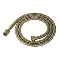 POWERFLEX kovová sprchová hadice, 150cm, zlato mat