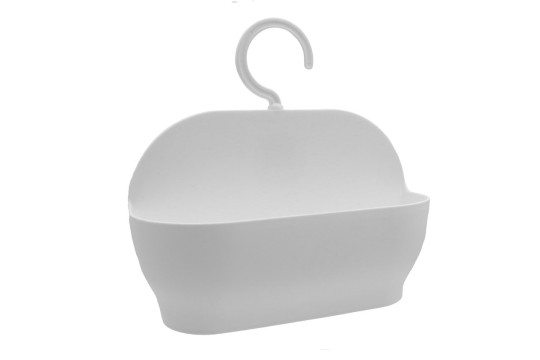 SHARON police do sprchy závěsná, plast, bílá