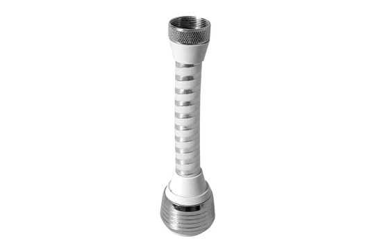 Perlátor dlouhý s přepínačem, vnitřní závit F22x1, chrom a plast