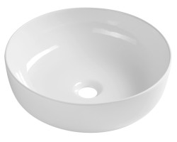 RONDEA keramické umyvadlo na desku Ø 41cm, bílá
