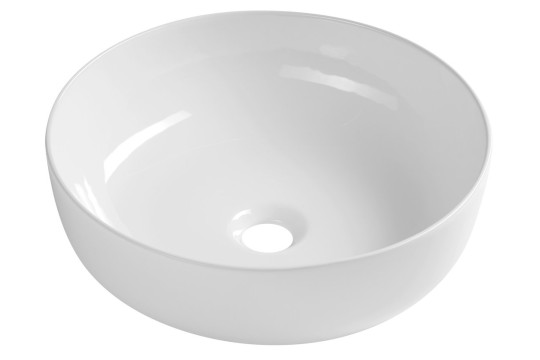 RONDEA keramické umyvadlo na desku Ø 41cm, bílá