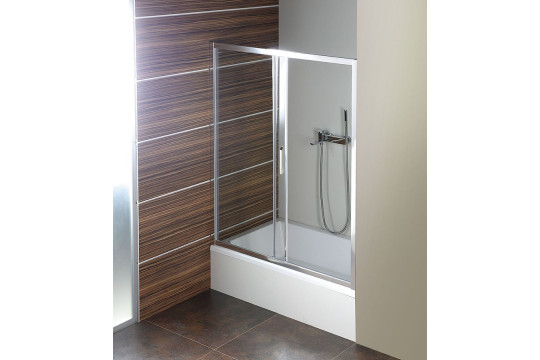 DEEP sprchové dveře posuvné 1400x1500mm, čiré sklo