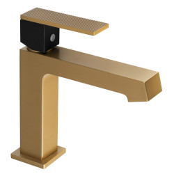 KRONY stojánková umyvadlová baterie, zlato mat