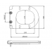 LENA WC sedátko Soft Close, antibakteriální, duroplast, bílá