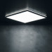 AZPO stropní LED svítidlo, 420x420mm, 22W, 3000/4000/6000K, IP54, černá mat
