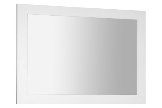 NIROX zrcadlo v rámu 1200x700x28 mm, bílá lesk