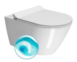 KUBE X WC závěsné, splachování SWIRLFLUSH, 55x36 cm