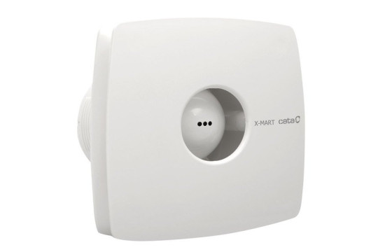 X-MART 10T koupelnový ventilátor axiální s časovačem, 15W, potrubí 100mm, bílá