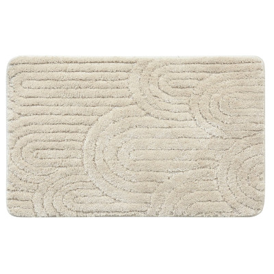 RIST koupelnová předložka, 50x80cm, 100% polyester, protiskluz, ecru