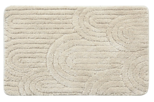 RIST koupelnová předložka, 50x80cm, 100% polyester, protiskluz, ecru