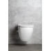 INFINITY závěsná WC mísa Rimless, integrovaný ventil a bidet. sprška, 36,5x53 cm, bílá