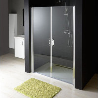 ONE sprchové dveře do niky dvoukřídlé 980-1020 mm, čiré sklo, 6 mm