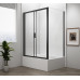 DEEP BLACK obdélníkový sprchový kout 1200x900mm L/P varianta, čiré sklo