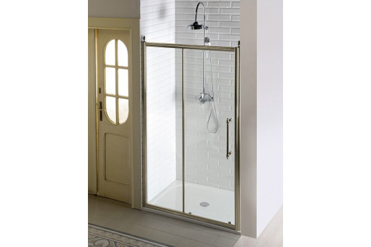 ANTIQUE sprchové dveře posuvné,1100mm, ČIRÉ sklo, bronz