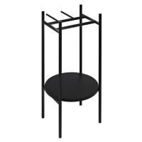 PUNO podstavec pod kulatá umyvadla 375x830x448xmm, černá