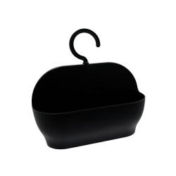 SHARON police do sprchy závěsná, plast, černá