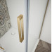 TRINITY GOLD MATT čtvrtkruhový sprchový kout 900x900mm, čiré sklo, levé