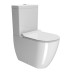 PURA WC kombi, Swirlflush, spodní/zadní odpad, bílá ExtraGlaze