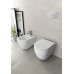INFINITY bidet závěsný, 36,5x53cm, bílá mat