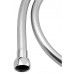 SOFTFLEX hladká sprchová plastová hadice, 100cm, metalická stříbrná/chrom
