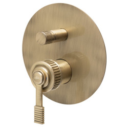 VERSI podomítková sprchová baterie, 2 výstupy, bronz