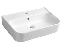SISTEMA U keramické umyvadlo 55x38 cm, bílá
