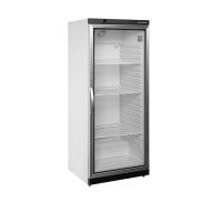 Chladicí skříň prosklené dveře, bílá TEFCOLD UR 600 G