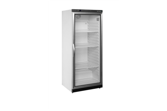 Chladicí skříň prosklené dveře, bílá TEFCOLD UR 600 G