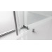 THRON LINE SQUARE sprchové dveře 1500 mm, hranaté pojezdy, čiré sklo