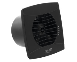 UC-10 TH koupelnový ventilátor axiální s automatem, 8W, potrubí 100mm, černá