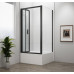 DEEP BLACK obdélníkový sprchový kout 1000x900mm L/P varianta, čiré sklo