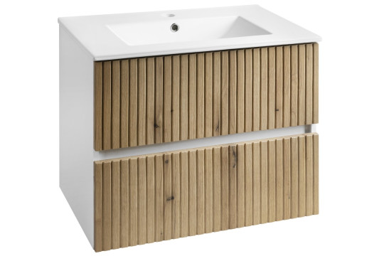 PANEDA STRIP umyvadlová skříňka 69,5x55x45,2cm, dub emporio