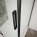 TRINITY BLACK čtvrtkruhový sprchový kout 900x900mm, matné sklo, pravé