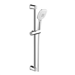 Mereo, Sprchová souprava, třípolohová sprcha, posuvný držák, šedostříbrná hadice CB930A