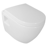 NERA WC závěsné 35,5x50 cm, bílá