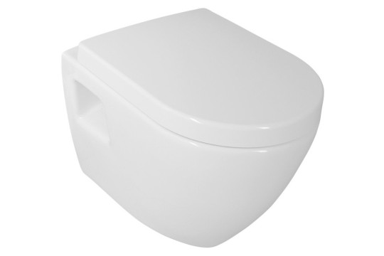 NERA WC závěsné 35,5x50 cm, bílá