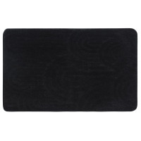 RIST koupelnová předložka, 50x80cm, 100% polyester, protiskluz, černá