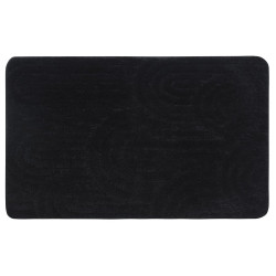 RIST koupelnová předložka, 50x80cm, 100% polyester, protiskluz, černá