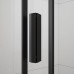EASY BLACK čtvrtkruhová sprchová zástěna 800x800mm, L/R, čiré sklo