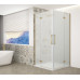 TRINITY GOLD MATT čtvercový sprchový kout 900x900mm, rohový vstup, matné sklo
