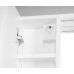 ZOJA/KERAMIA FRESH STRIP galerka s LED osvětlením, 60x60x14cm, levá, bílá