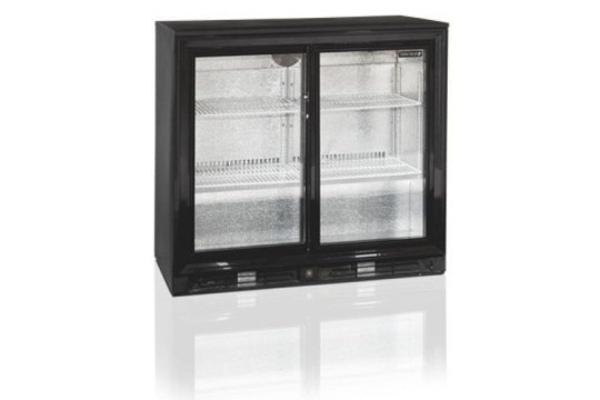 Tefcold DB 200 S - Minibar prosklené posuvné dveře, černá