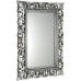 SCULE zrcadlo v rámu, 80x120cm, stříbrná