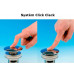 Uzavíratelná kulatá umyvadlová výpusť Click Clack, malá zátka, V 30-50mm, chrom